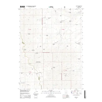 2014 Map of Wattis, 2014 Print