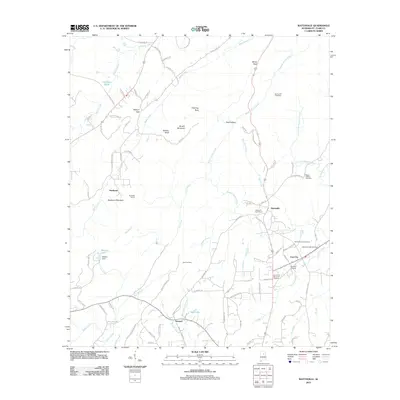 2011 Map of Wattsville, 2011 Print