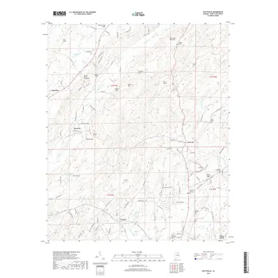 2018 Map of Wattsville, 2018 Print