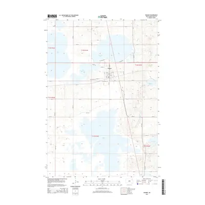 2015 Map of Waubay, 2015 Print