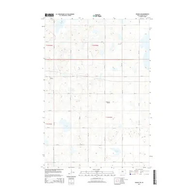 2015 Map of Waubay SW, 2015 Print