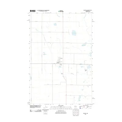 2011 Map of Waubun, 2011 Print