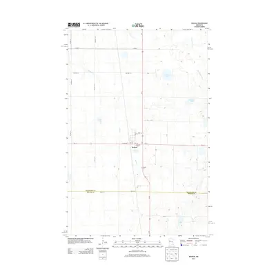 2013 Map of Waubun, 2013 Print