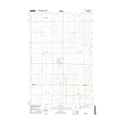2016 Map of Waubun, 2016 Print