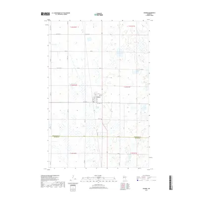 2019 Map of Waubun, 2019 Print