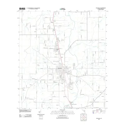 2012 Map of Wauchula, 2012 Print
