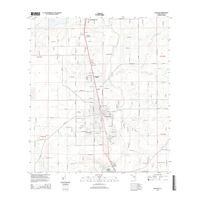 2015 Map of Wauchula, 2015 Print