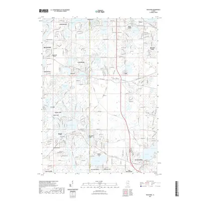 2021 Map of Wauconda, 2021 Print