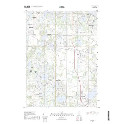 2023 Map of Wauconda, 2023 Print