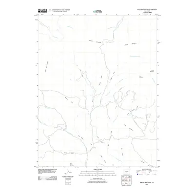 2010 Map of Waugh Mountain, 2010 Print