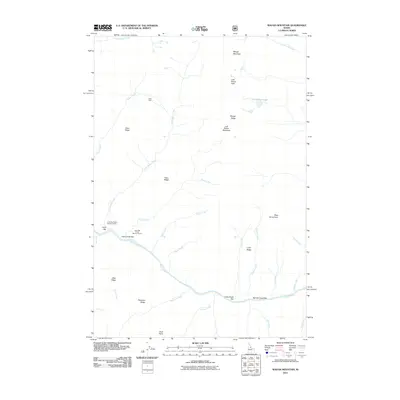 2011 Map of Waugh Mountain, 2011 Print