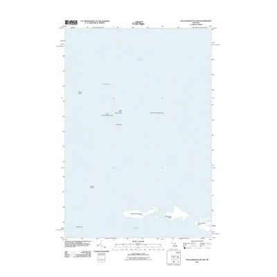2011 Map of Waugoshance Island, 2011 Print