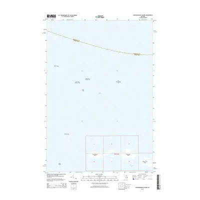 2014 Map of Waugoshance Island, 2014 Print