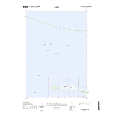 2023 Map of Waugoshance Island, 2023 Print