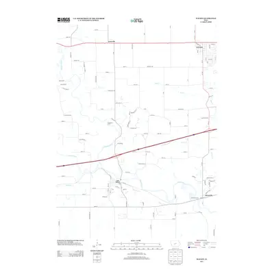 2013 Map of Waukee, 2013 Print