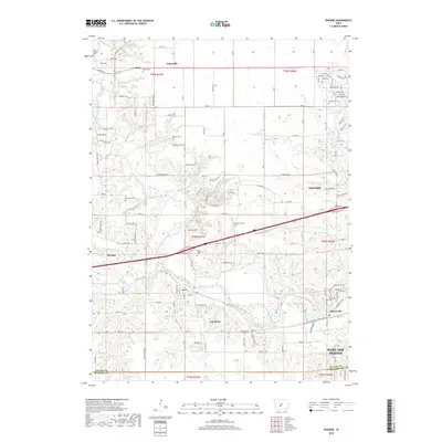 2018 Map of Waukee, 2018 Print