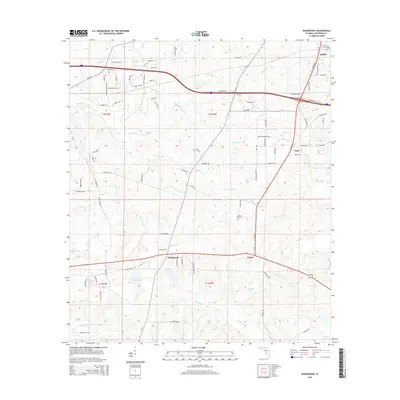 2015 Map of Waukeenah, 2015 Print