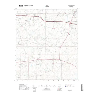 2018 Map of Waukeenah, 2018 Print