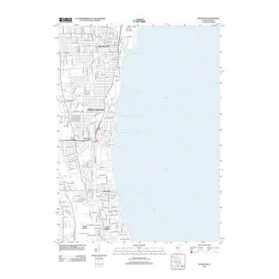 2012 Map of Waukegan, 2012 Print
