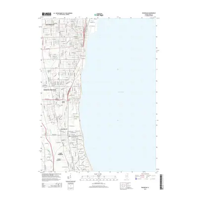 2015 Map of Waukegan, 2015 Print