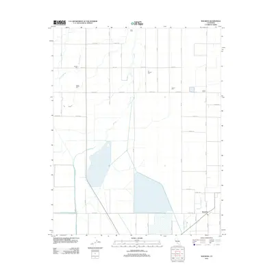 2012 Map of Waukena, 2012 Print