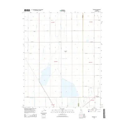 2015 Map of Waukena, 2015 Print