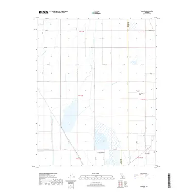 2018 Map of Waukena, 2018 Print