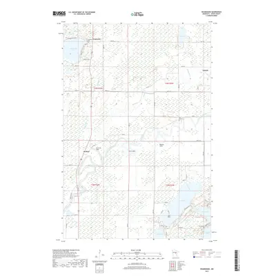 2019 Map of Waukenabo, 2019 Print
