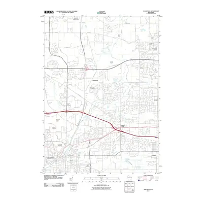 2010 Map of Waukesha, 2010 Print