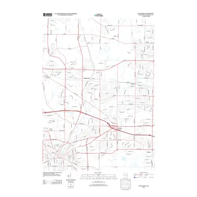 2013 Map of Waukesha, 2013 Print