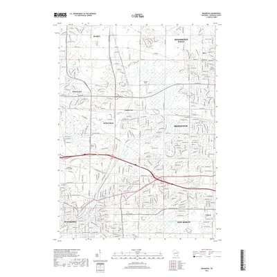 2018 Map of Waukesha, 2018 Print
