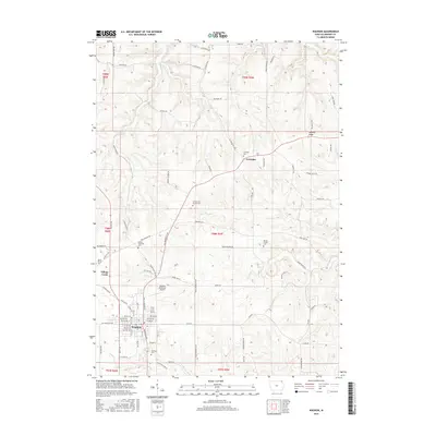 2015 Map of Waukon, 2015 Print