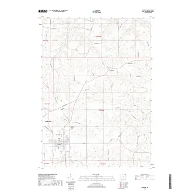 2018 Map of Waukon, 2018 Print