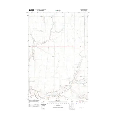 2013 Map of Waukon, 2013 Print