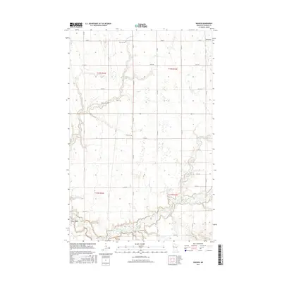 2016 Map of Waukon, 2016 Print