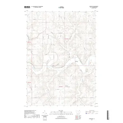 2018 Map of Waukon NW, 2018 Print