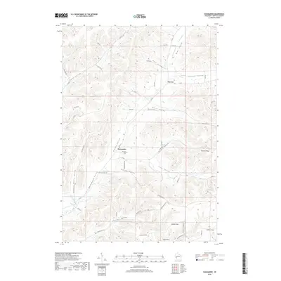 2018 Map of Waumandee, 2018 Print