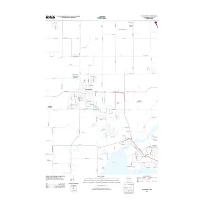 2013 Map of Waunakee, 2013 Print