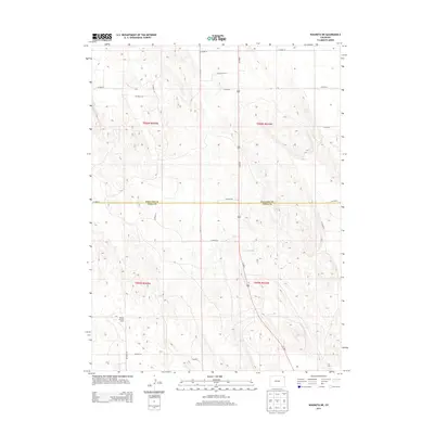 2013 Map of Wauneta NE, 2013 Print