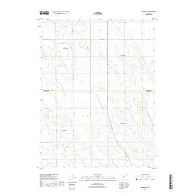 2019 Map of Wauneta NE, 2019 Print