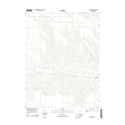2014 Map of Wauneta West, 2014 Print