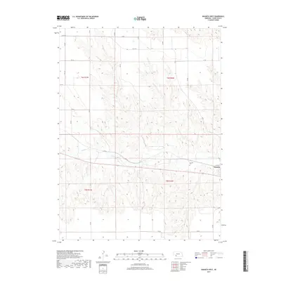 2017 Map of Wauneta West, 2017 Print
