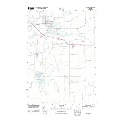 2010 Map of Waupaca, 2010 Print