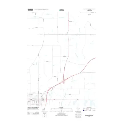 2013 Map of Waupun North, 2013 Print