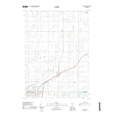 2018 Map of Waupun North, 2018 Print