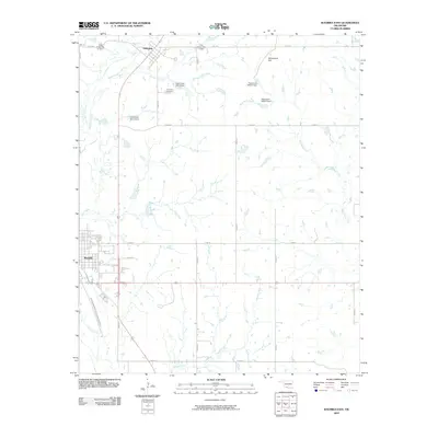 2009 Map of Waurika East, 2009 Print