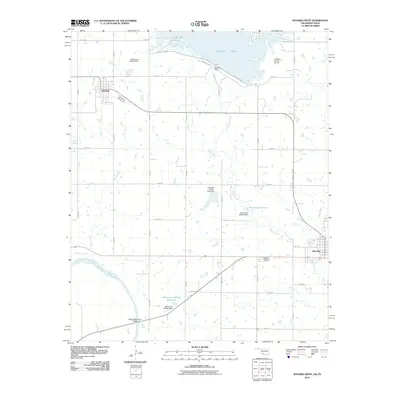 2010 Map of Waurika West, 2010 Print