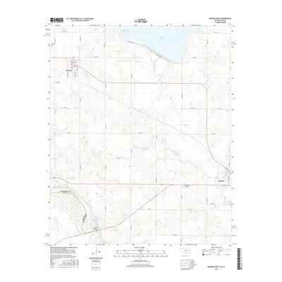 2016 Map of Waurika West, 2016 Print
