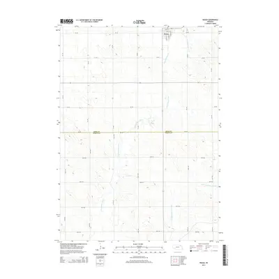 2014 Map of Wausa, 2014 Print