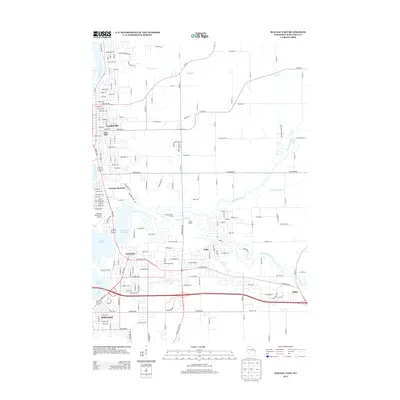 2013 Map of Wausau East, 2013 Print